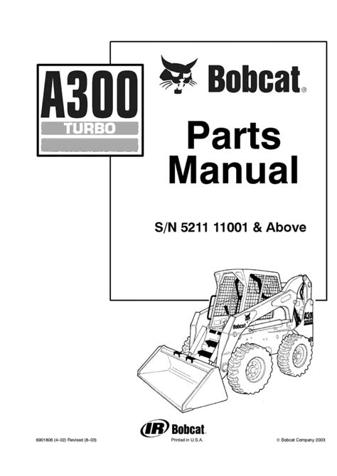 bobcat a300 skid steer specs|bobcat a300 parts manual.